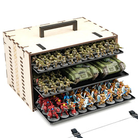 MagCase MINI 2.0 MDF Magnetic Carrying Case / Display Case For Miniatures - Bards & Cards