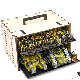 MagCase MINI 2.0 MDF Magnetic Carrying Case / Display Case For Miniatures - Bards & Cards