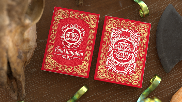 Pixel Kingdom (Red Edition) Playing Cards - Bards & Cards