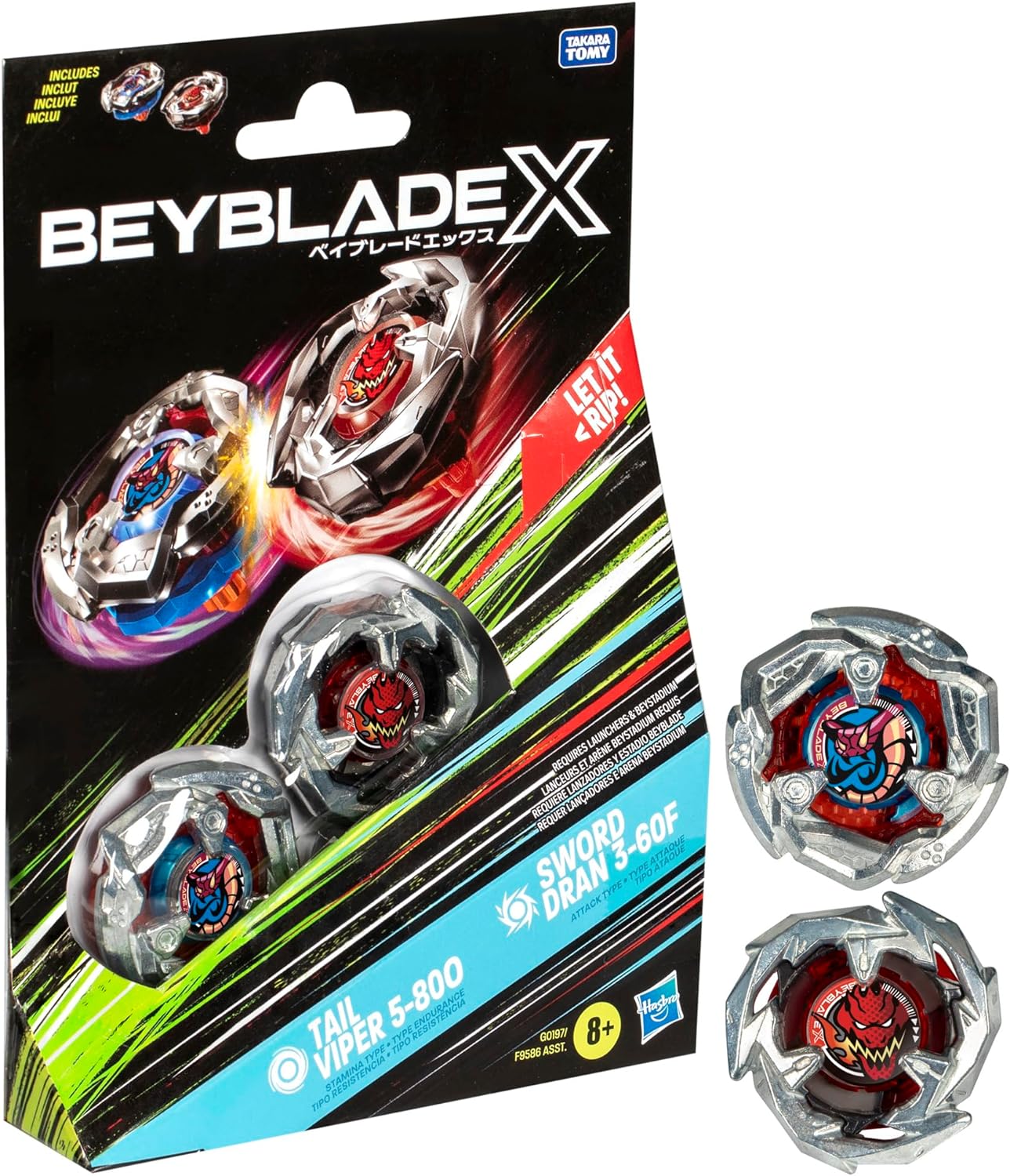 Beyblade X Dual Pack: 2 Epic Tops, 3 Thrilling Variants