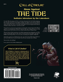 Call of Cthulhu: Alone Against The Tide: A Solo Play Adventure - Bards & Cards