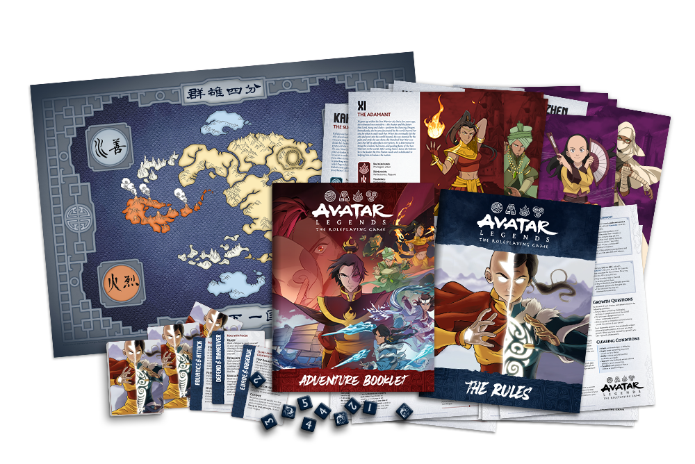 Avatar Legends RPG: Starter Set - Bards & Cards