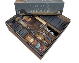 Dune Imperium Uprising Extended Board Game Organizer Insert - Bards & Cards