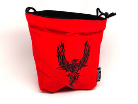 Phoenix Reversible Microfiber Self-Standing Large Dice Bag - Bards & Cards
