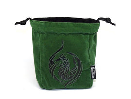 Dragon's Breath Reversible Microfiber Self-Standing Large Dice Bag - Bards & Cards