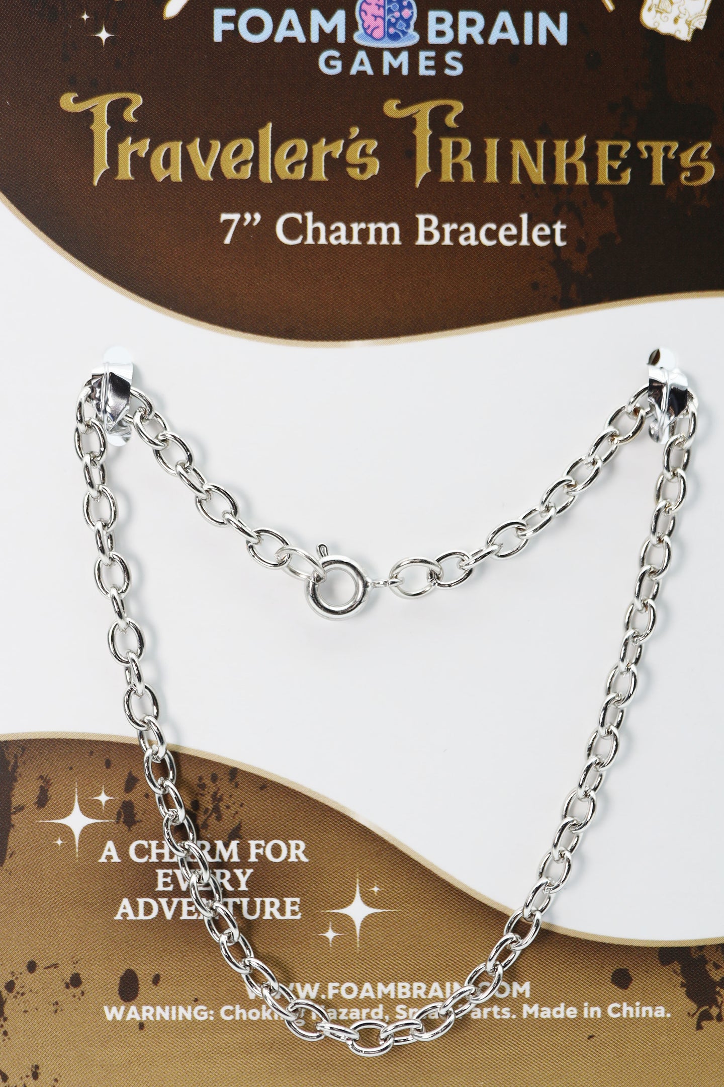 Traveler's Trinkets: 7" Charm Bracelet - Bards & Cards