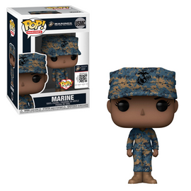 Funko POP! Pops! with Purpose: Military - Marine Female (African American) Vinyl Figure - Bards & Cards