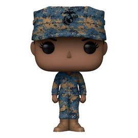 Funko POP! Pops! with Purpose: Military - Marine Female (African American) Vinyl Figure - Bards & Cards