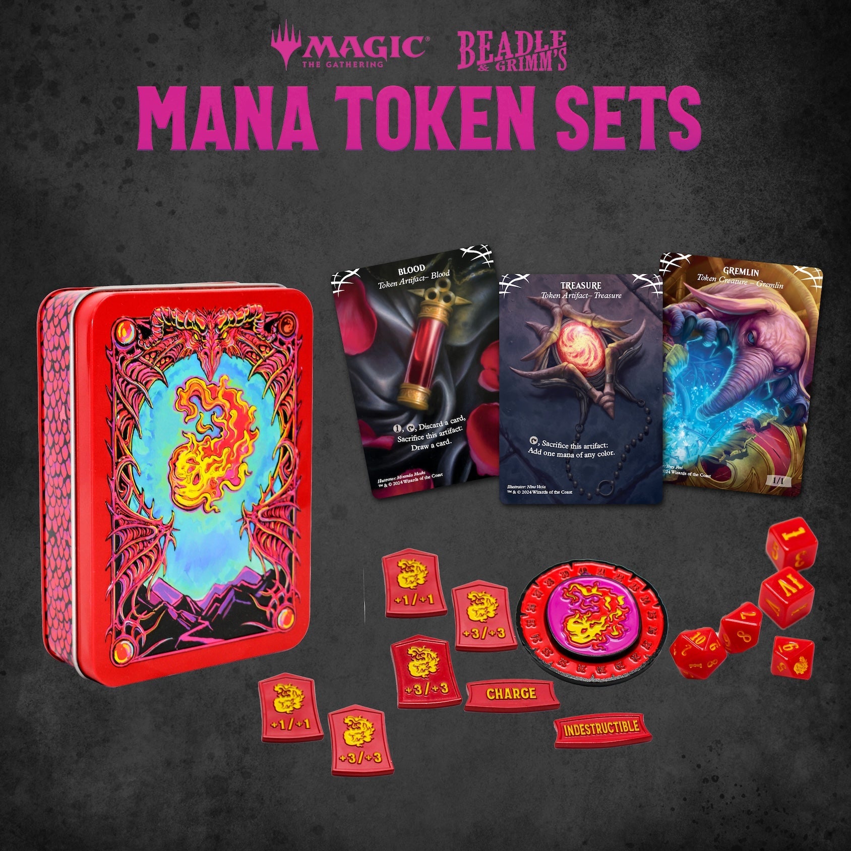 MTG マジック：ザ・ギャザリング 赤マナ レッド マナ トークンセット MTG マジック：ザ・ギャザリング 赤マナ レッド マナ トークン