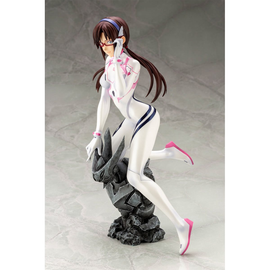 KOTOBUKIYA: Evangelion: 3.0+1.0 Thrice Upon a Time - Mari Makinami Illustrious White Plugsuit Ver. 1/6 Scale Figure - Bards & Cards