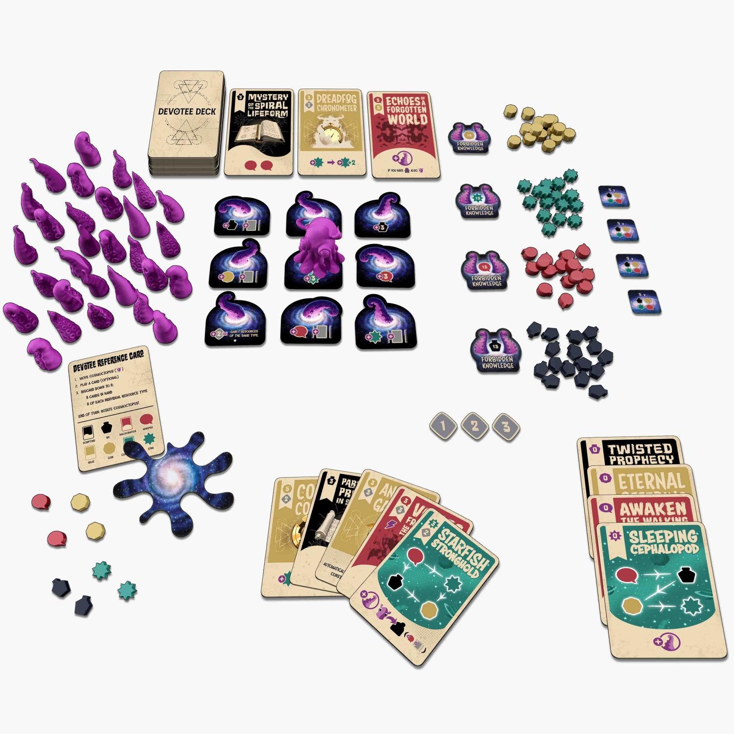 Cosmic Duo Bundle: Cosmoctopus Game & Adorable Plushie - Bards & Cards
