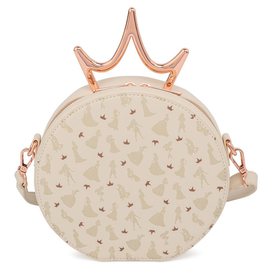 Loungefly: Disney Ultimate Princess Metal Crown Crossbody Bag - Bards & Cards