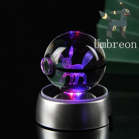 Pokemon Gengar 3D Crystal Ball