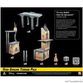 PREORDER - Star Wars: Shatterpoint High Ground Terrain Pack - Bards & Cards
