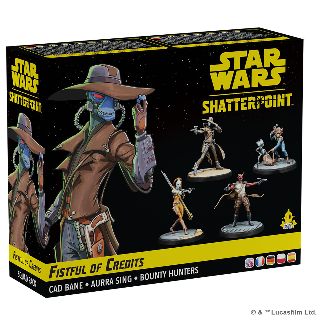 Star Wars: Shatterpoint - Fistful of Credits: Cad Bane Squad Pack - Bards & Cards