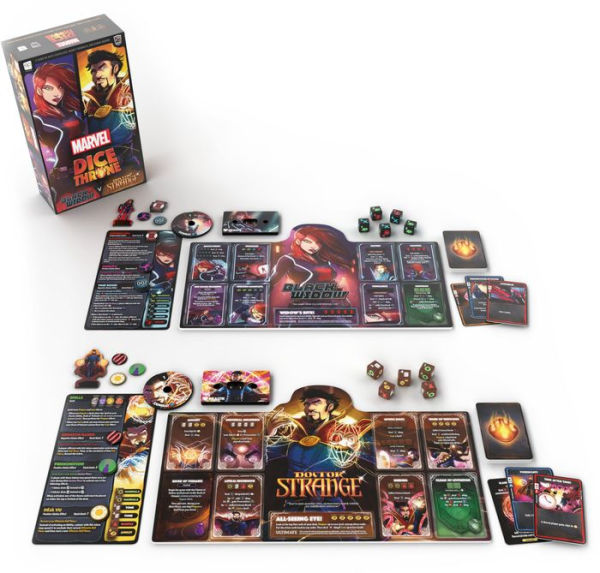 Marvel Dice Throne: 2-Hero Box 2 (Black Widow, Doctor Strange) - Bards & Cards