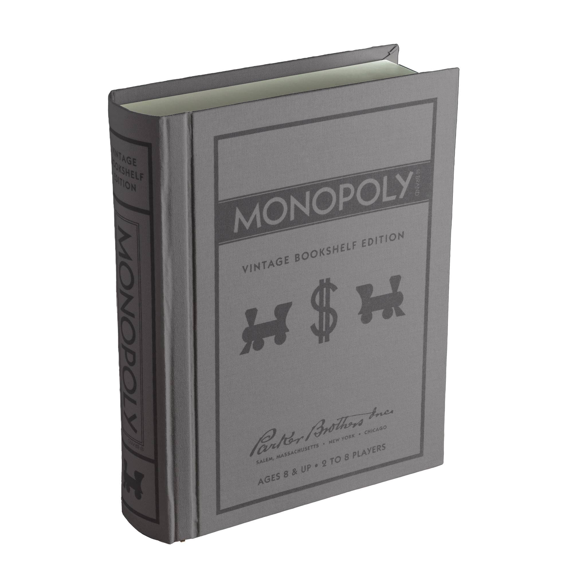 WS Game Company - WS Game Company Monopoly Vintage Bookshelf Edition - Bards & Cards