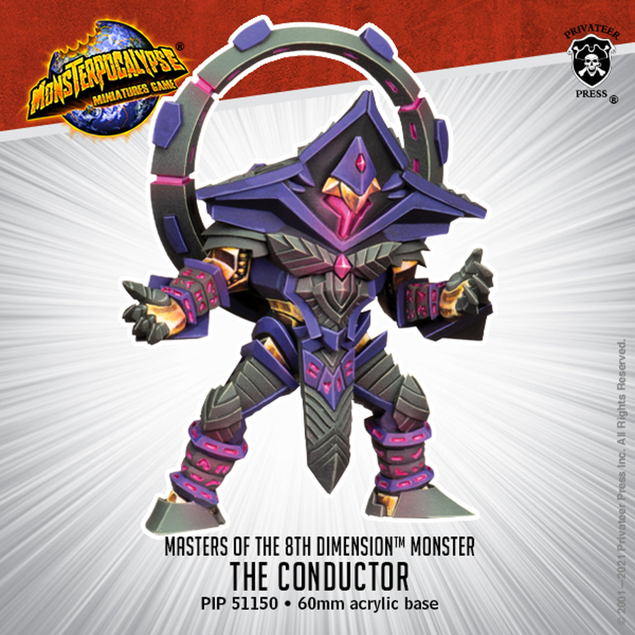 Monsterpocalypse - Masters of the 8th Dimension Monster: The Conductor - Bards & Cards