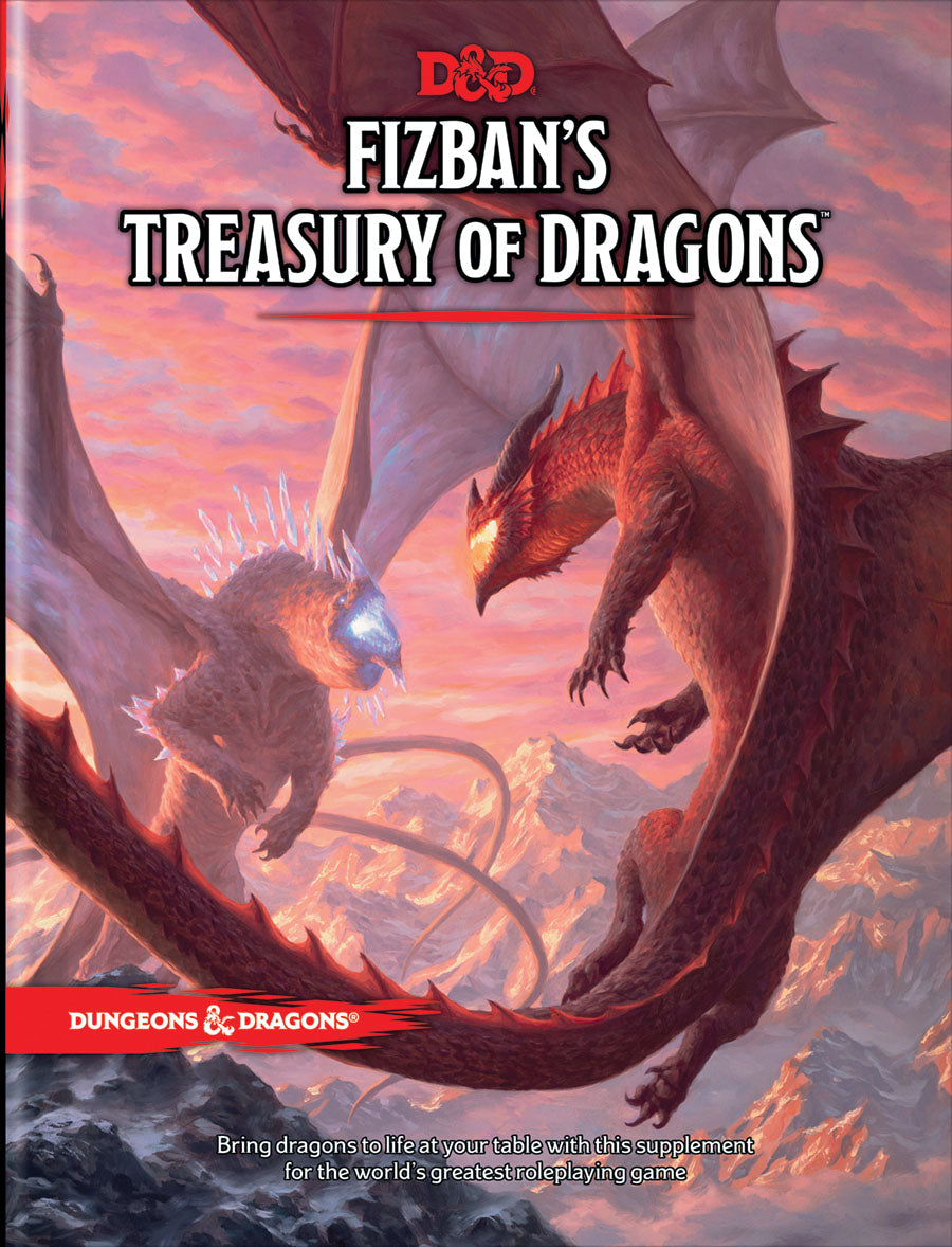 Dungeons and Dragons RPG: Fizban`s Treasury of Dragons Hard Cover - Bards & Cards