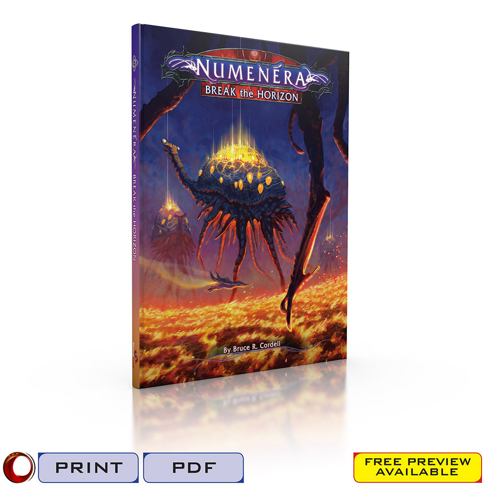 Numenera RPG: Break the Horizon - Bards & Cards