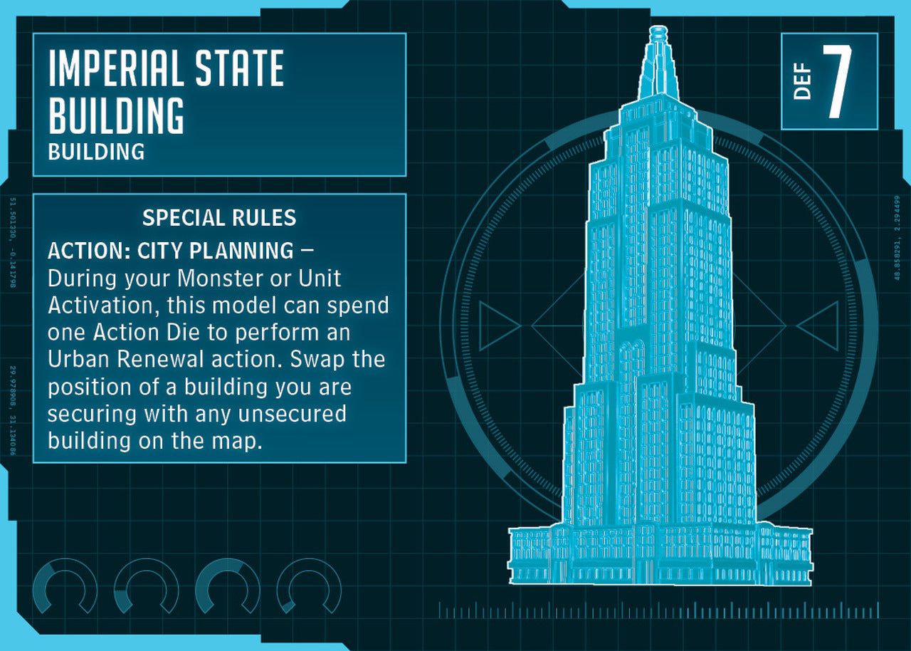 Monsterpocalypse Building - Imperial State Building - Bards & Cards