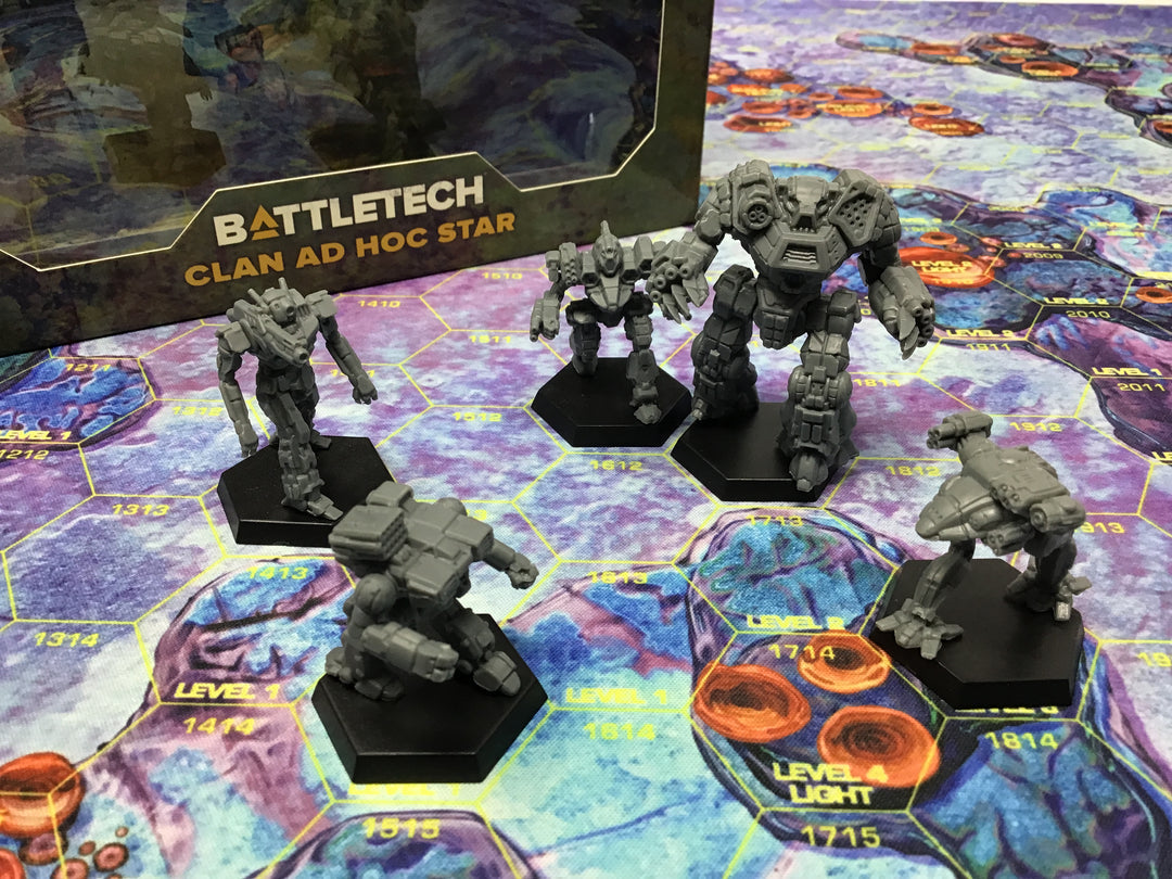 BattleTech: Miniature Force Pack - Clan Ad Hoc Star - Bards & Cards