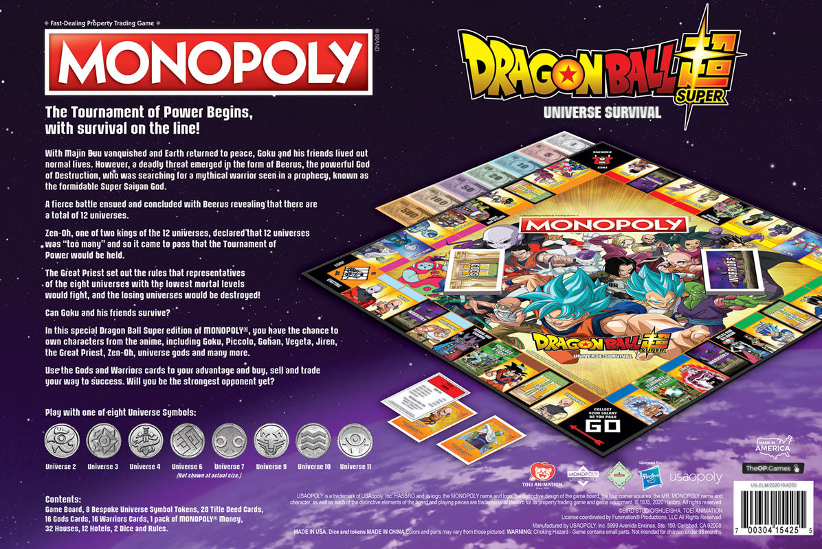 Monopoly: Dragon Ball Super - Bards & Cards
