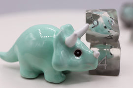 Baby Triceratops RPG Dice Set - Bards & Cards
