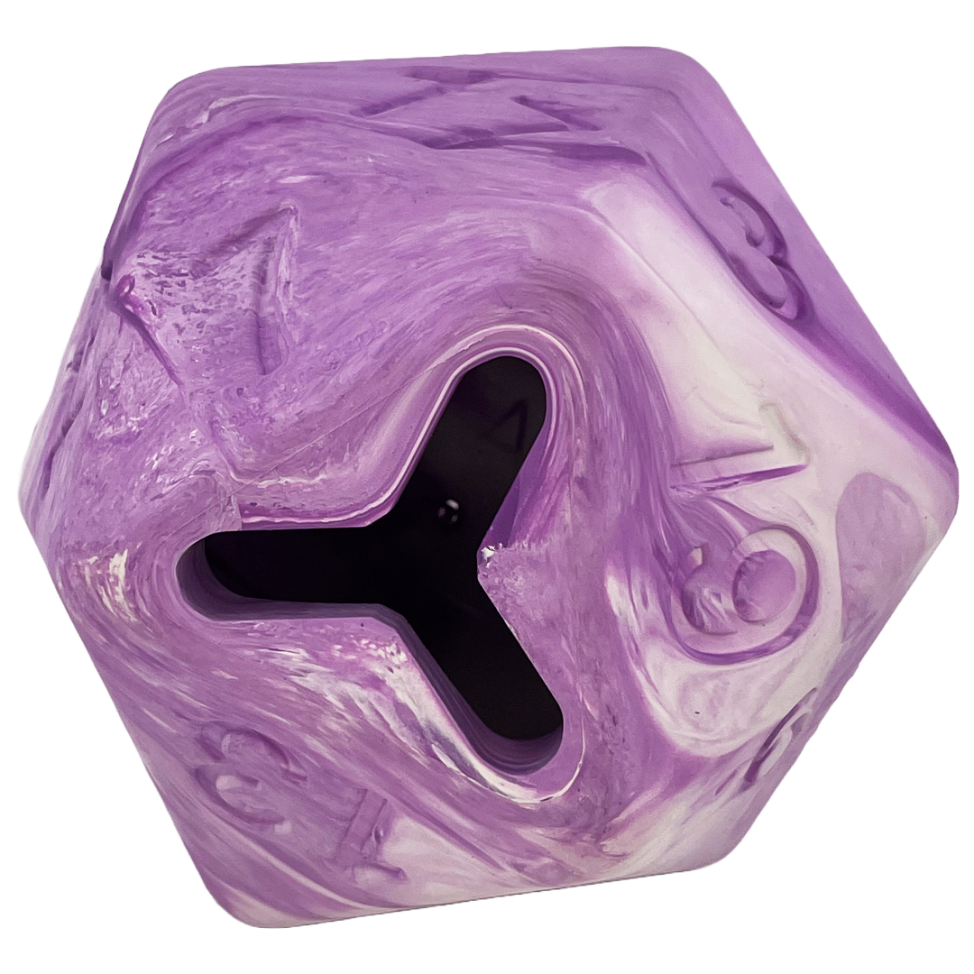 Barbarian Strength Dog D20: Purple by Pawlymorph - Bards & Cards