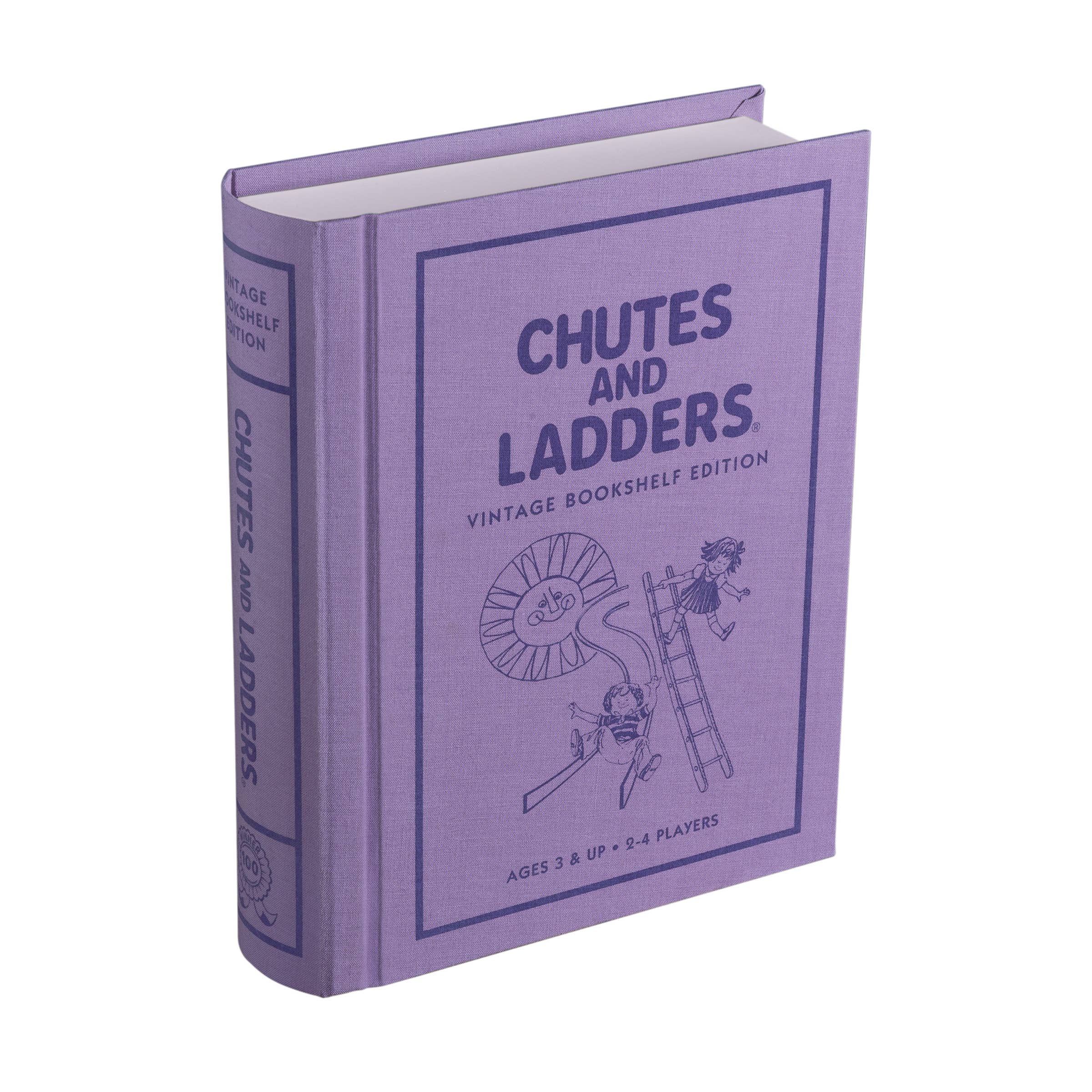 WS Game Company - WS Game Company Chutes and Ladders Vintage Bookshelf Edition - Bards & Cards