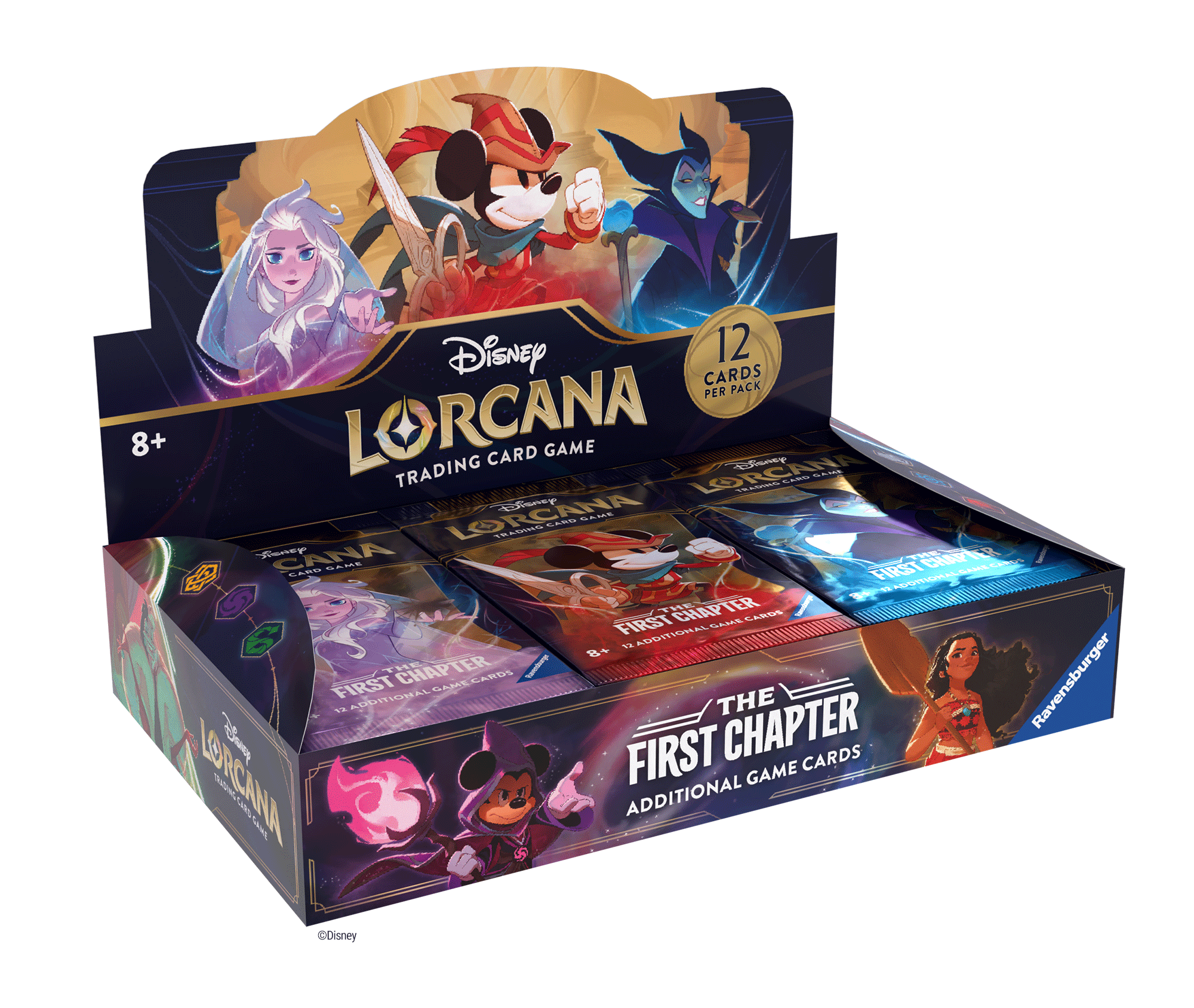  Ravensburger Disney Lorcana: The First Chapter TCG Starter Deck  Sapphire & Steel for Ages 8 and Up : Toys & Games