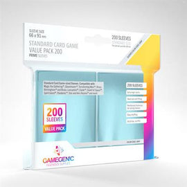 Gamegenic Value Pack Standard Card Game Sleeves (66 x 91 mm, 200 pack) - Bards & Cards