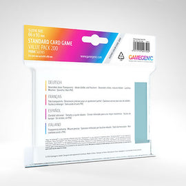 Gamegenic Value Pack Standard Card Game Sleeves (66 x 91 mm, 200 pack) - Bards & Cards