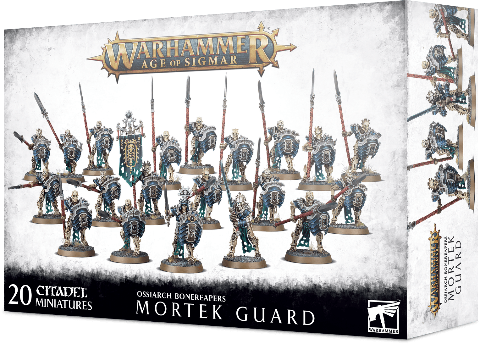 Warhammer Age of Sigmar Ossiarch Bonereapers: Mortek Guard - Bards & Cards