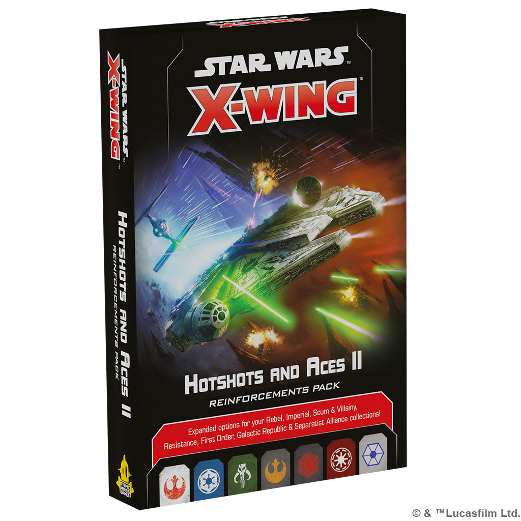 X-Wing 2nd Edition: Hotshots and Aces II Reinforcement Pack - Bards & Cards