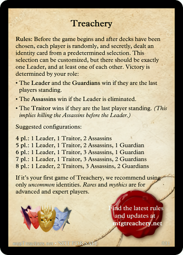 Fri 1/16/2026, 2 pm – MTG Treachery: Unlock the Armory - 0