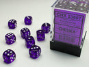 Chessex Translucent 12mm 6-Sided Dice Block - Bards & Cards