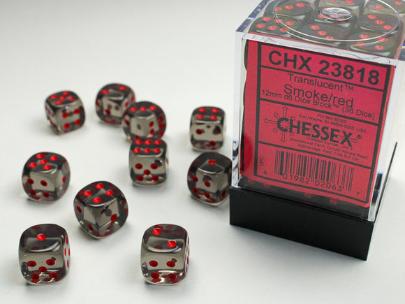 Chessex Translucent 12mm 6-Sided Dice Block - Bards & Cards