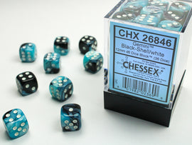 Chessex 12mm 6-Sided Gemini Dice Block - Bards & Cards