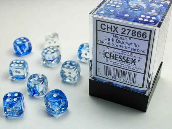 Chessex 6-Sided Dice Block (12mm) - Bards & Cards