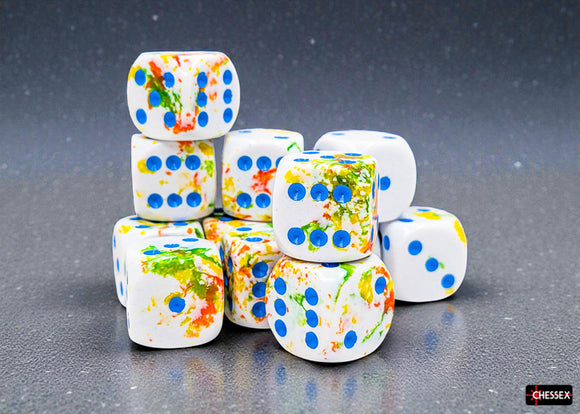 Brush™ 16mm d6 Dice Block (12) - Bards & Cards