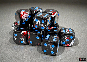 Brush™ 16mm d6 Dice Block (12) - Bards & Cards