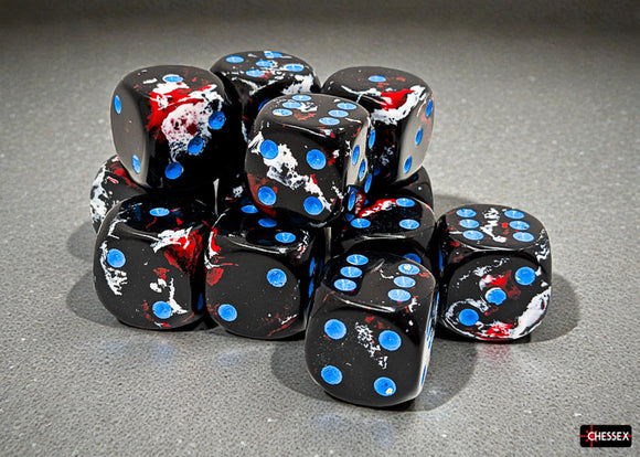 Brush™ 16mm d6 Dice Block (12) - Bards & Cards