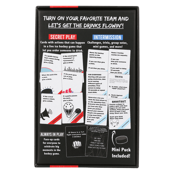 Watch Hockey, Get Drunk - Bards & Cards