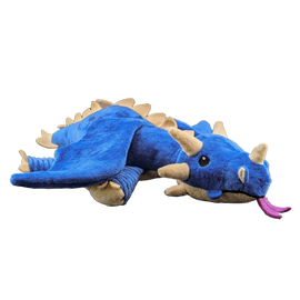 Sparkbolt – Blue Dragon Wyrmling Plush Pet Toy - Bards & Cards