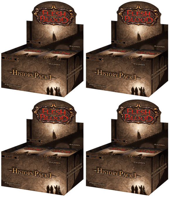 History Pack 1: Black Label [German] - Booster Case - Bards & Cards