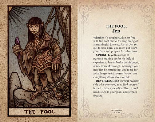 The Dark Crystal Tarot Deck and Guidebook - Bards & Cards