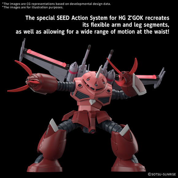Bandai HGCE #260 1/144 ZGMF-MM07 Z'Gok (Seed Freedom Ver.) "Gundam SEED Freedom" - Bards & Cards