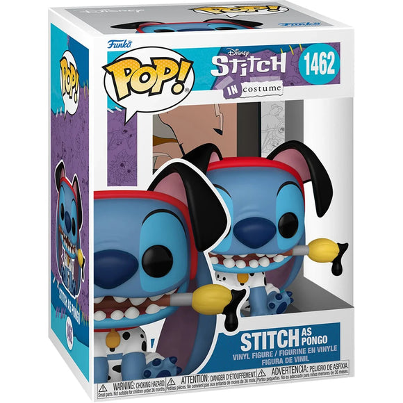 Lilo & Stitch Costume Stitch as Pongo Funko Pop! Vinyl Figure #1462 - Bards & Cards
