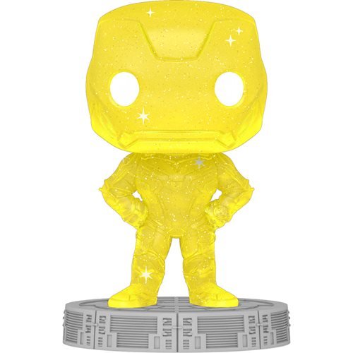 Funko Pop! Avengers Infinity Saga: Iron Man Yellow Artist Series - Bards & Cards